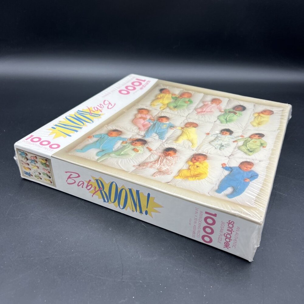 Springbok Hallmark 1991 BABY BOOM Jigsaw Puzzle 1000 Pieces PZL6149 - Picture 8 of 13